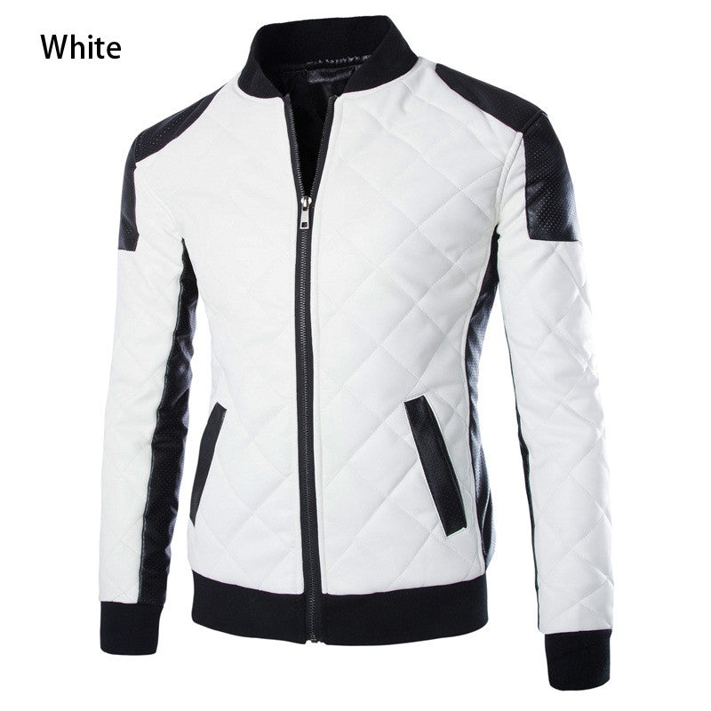 New Arrival Motorcycle Zipper Leather Jacket