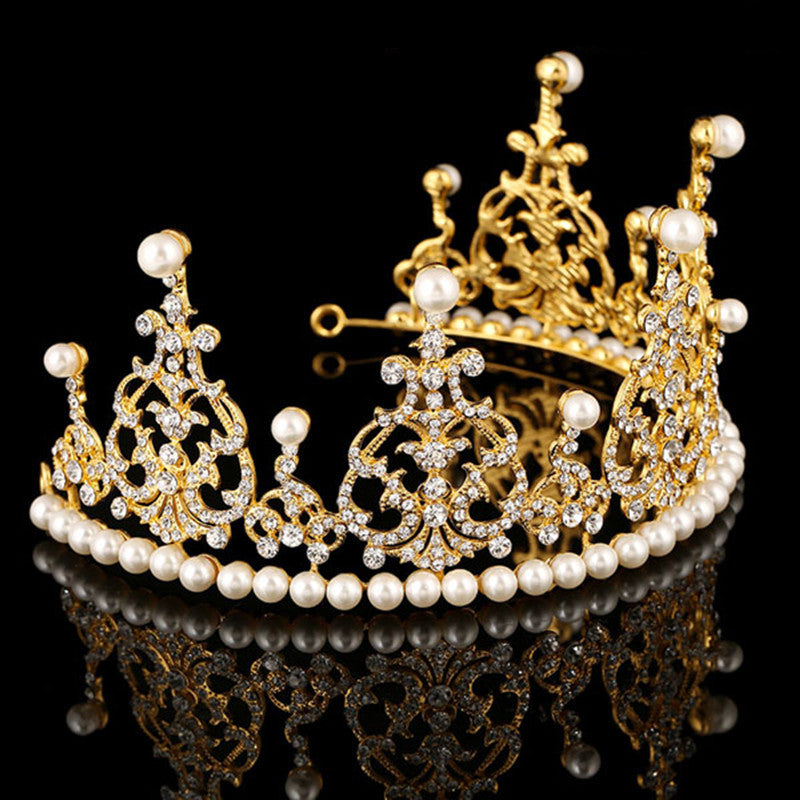 2016 Hair Jewelry Plant Tiaras Money Crown Bridal Headdress New Goods Jewels 24k Women Wedding