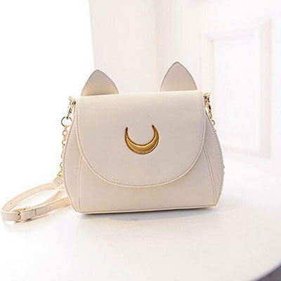 2016 New Summer Limited Sailor Moon Chain Shoulder Bag Ladies Luna Cat PU