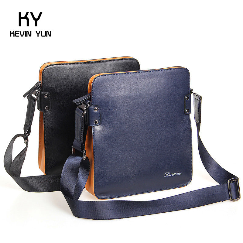 2016 luxury designer genuine leather bag male shoulder bags brand bolsas