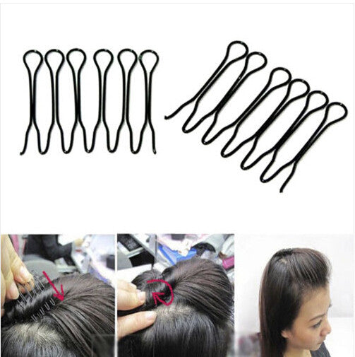 4 Pieces Women Fashion Styling Hair Clip Stick Bun Maker Hair