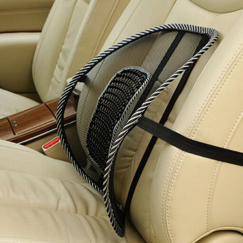 New Comfortable Mesh Chair Relief Lumbar Back Pain Support Car Cushion Office Seat Chair Black Lumbar Cushion G106-C