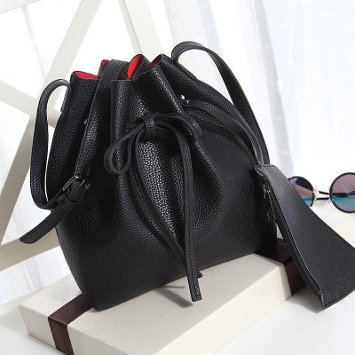 Simple classic euramerican style bucket Crossbody Bags High quality - Shopy Max