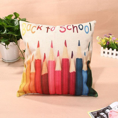 LS4G Home Colorful Geometry Nature Home Cotton Linen Throw Pillow Case Cover Small Pillowcase Free Shipping