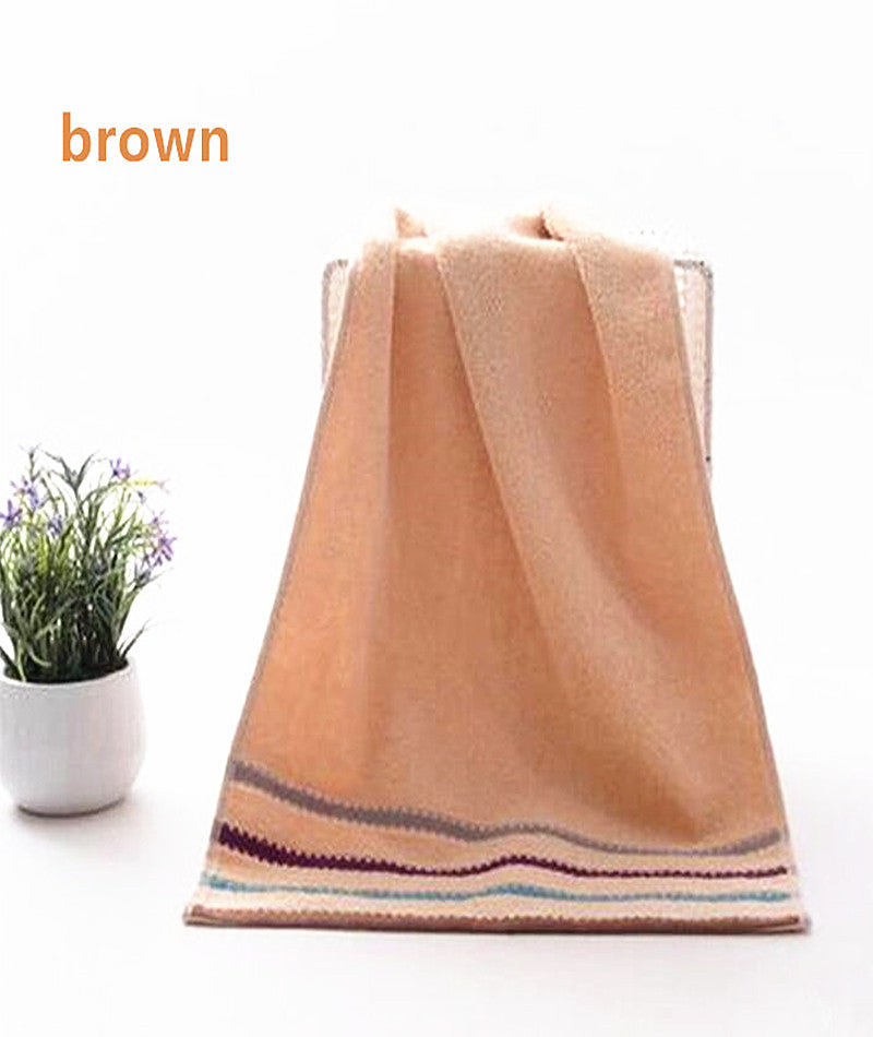 2016 Hot Sales 2 pcs Delicate Luxury Jacquard Discontinuity Cotton Towel
