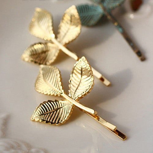 Elegant Leaves Hairpins