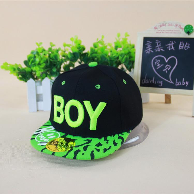 Hot Sale New Spring Summer Baby 3D Letter BOY cap boy Adjustable Baseball Cap 3-8