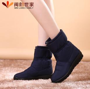 Winter shoes quinquagenarian women's shoes mother shoes slip-resistant waterproof cotton-padded shoes thermal maternity plus
