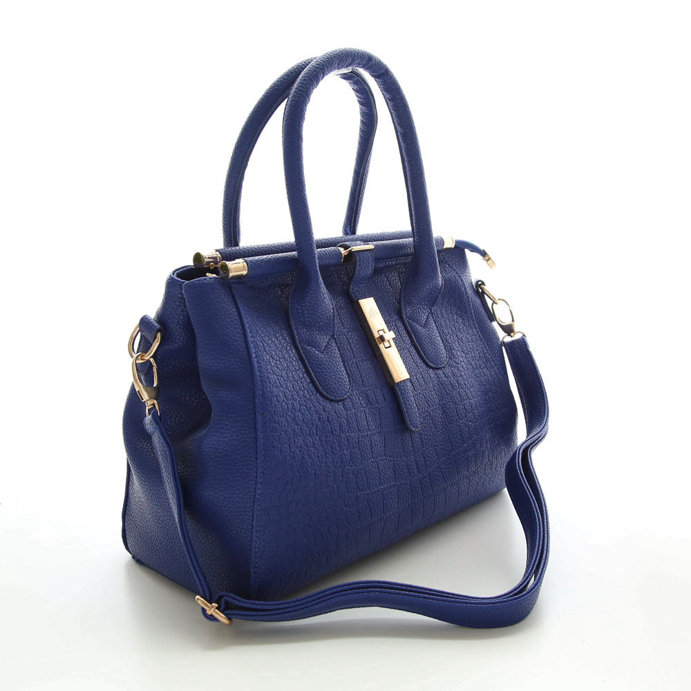 Alligator Women Bag Metal Lock Top-handle Bags Messenger Bags High Quality