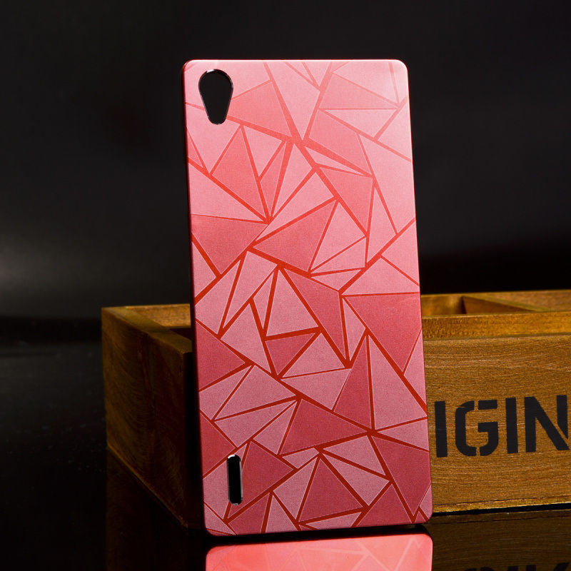 New Arrival 3D Diamond Aluminum Metal Water +PC Hard Plastic Material Phone Cases