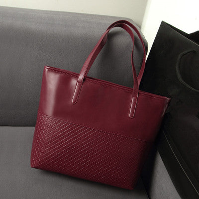 Ladies Solid Handbag