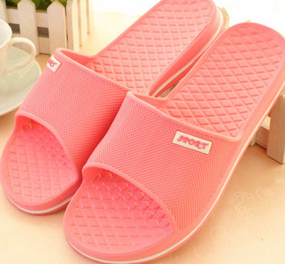 2014 Summer / couple of men and women indoor / home slippers / Korean version of the thick-soled slip / bathroom / shipping