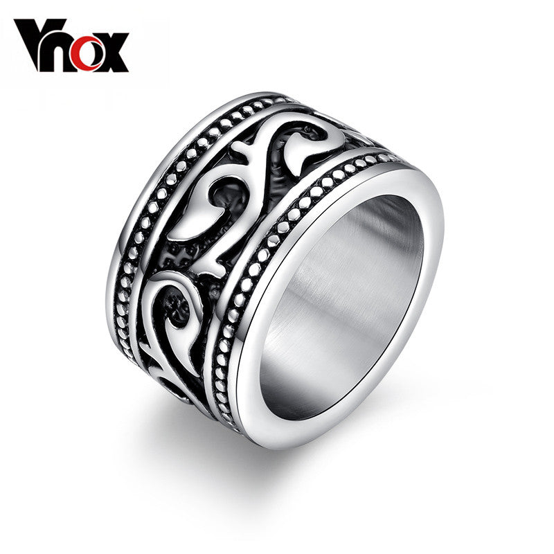 Cool men wedding rings stainless steel ring men jewelry casting men
