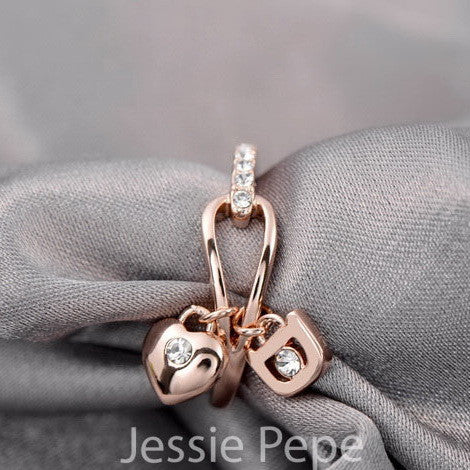 Italina Rigant 2014 New Arrival 18K Rose Gold Plated Ring Made With Austrian Crystal Stellux Hight Quality #JP RG95111