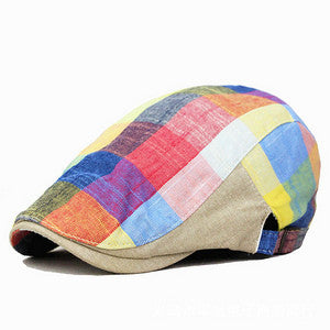 plaid design spring summer snapback baseball caps for women or men new arrive cotton hat accessories - Shopy Max