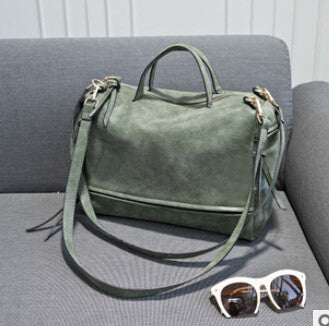 Vogue Star!2016 new arrive women shoulder bag nubuck leather vintage messenger