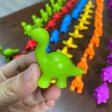 Kid Rainbow Matching Game Animal Cognition Rainbow Color Sort Fine Motor Training