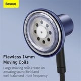 Baseus H19 Wired Earphones 6D Stereo Bass Headphone In-Ear 3.5mm Headset