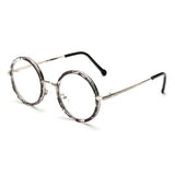 2021 Retro Frame Round Eyeglass Frames Classic New Vintage Optical Glasses Men Women Glasses Clear Lens accessories transparent