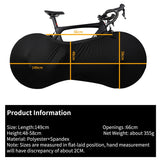 WEST BIKING 24-29 Inch Bike Cover Indoor Bicycle Wheel Cover Dust-proof  Storage Bag High Elastic Fabric Road MTB Bike Protector