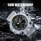 SKMEI Mens Watches Fashion Sports Military Quartz Digital Waterproof Swim