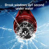 Baseus Car Safety Hammer Car Window Glass Breaker Auto Seat