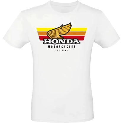 Motorcyclist Vintage Style Pattern Scooter T-Shirt Men's and Women's Casual