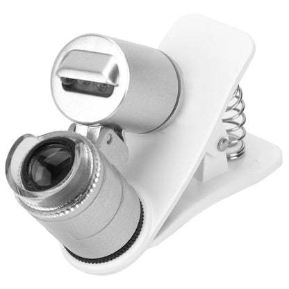 60X Mini Microscope Pocket Loupe Magnifying Glass LED Counterfeit Detector Magnifier new