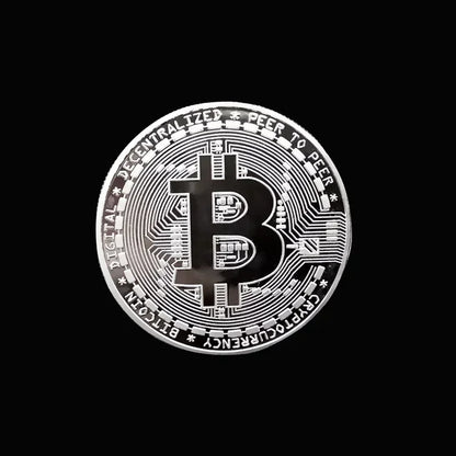 5pcs Gold-Plated Casascius Bitcoin Coins – Crypto Commemorative Collectible Art Set