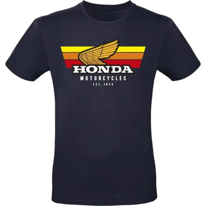 Motorcyclist Vintage Style Pattern Scooter T-Shirt Men's and Women's Casual
