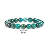 6/8/10mm Chrysocolla Malachite Bracelets For Women Men Natural Stone Beads Bracelet Round Shape Diabetes Relief Bracelet Jewelry