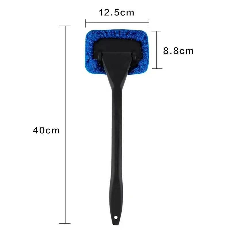 Car Window Cleaner Brush Kit – Long Handle Windshield & Interior Auto Glass Cleaning Tool | Car Accessories