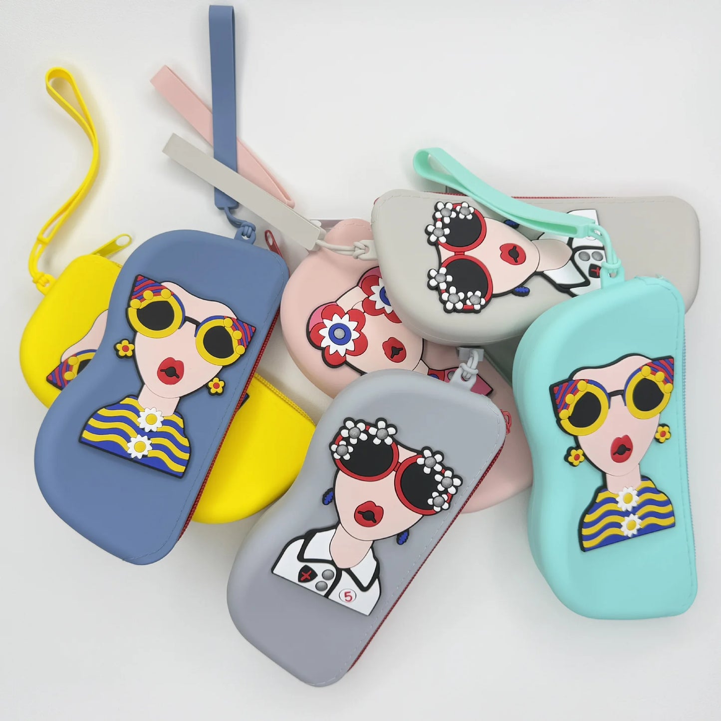 Available Fashion Glasses Case Storage Bag Portable With Anti-Drop