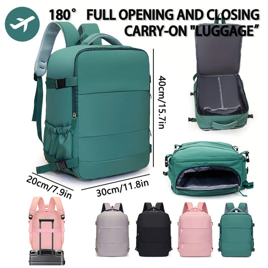 40×30×20 cm Travel Backpack – Cabin-Approved for Ryanair, easyJet & Wizz Air