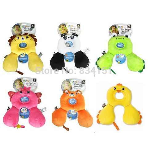 0-12M Cartoon Baby Care Pillow Infant Safety Seat Headrest Baby Travel Pillow