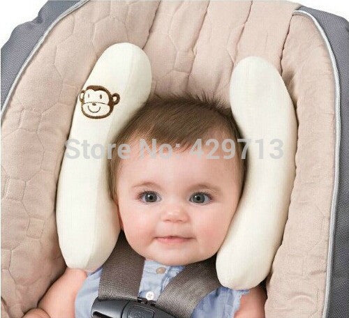 0-5 years head support baby car seat pillow trolleys adjustable child care occipital headrest baby trade neck care - Shopy Max