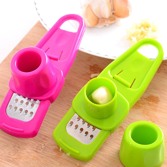 1pcs High quality multi-functional grinding the garlic Presses , kitchen gadgets jiang qi slice  cooking tools