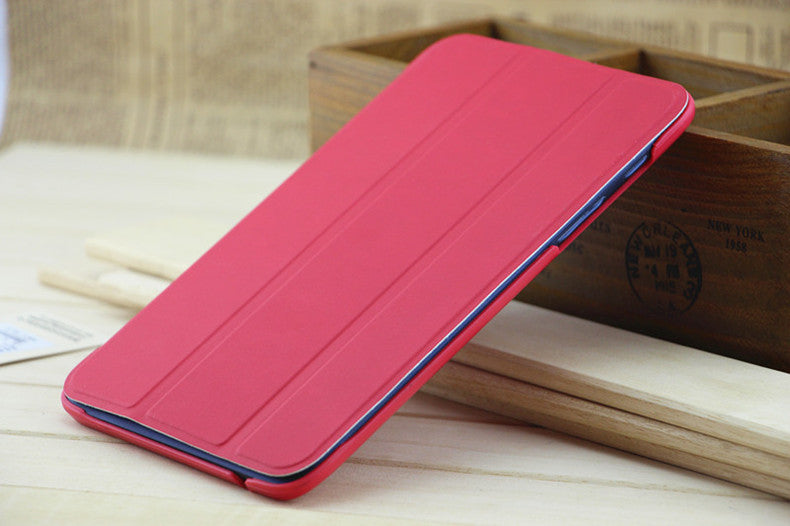 2014 NEW fashion Tablet PU Leather stand Case cover for lenovo A5500 Tab ideatab A8-50 5500 6-Color +Stylus pen Free Shipping