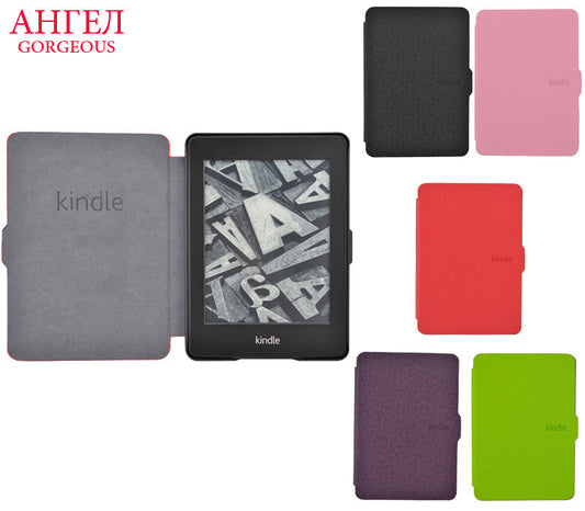 Smart Ultra Slim Magnetic Case Cover For Kindle Paperwhite+Screen film Suzie