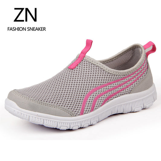 summer sapatos femininos sneakers, women's casual sport running shoes lady zapatos low heel shoes mujer zapatillas deportivas