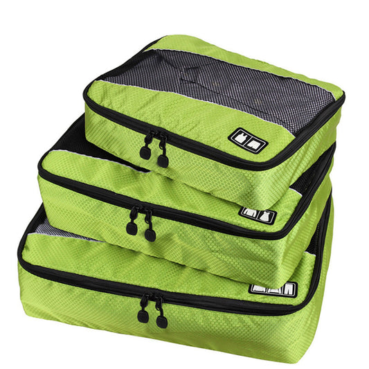 SUSINO Nylon Packing Cube travel bag System - Durable 3 Piece men's travel bags Weekender Set sport bag - Shopy Max
