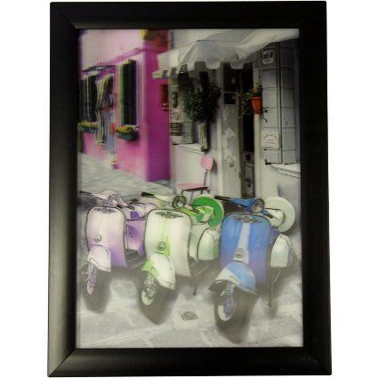 Iconic 3D 25x35cm - Three Lambretta - Shopy Max