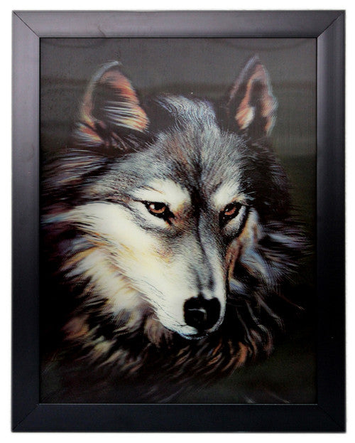 Iconic 3D 44x34cm - Lone Wolf