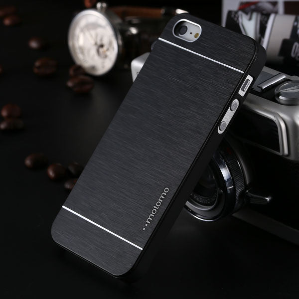 4 4s Deluxe Aluminum Metal Brush Case For iphone 4 4S Mobile Phone Back