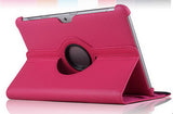 7 in 1 For Samsung Galaxy Tab 2 10.1 inch P5100 Tablet PU Leather Case Cover Rotating+Micro OTG cable+USB cable - Shopy Max