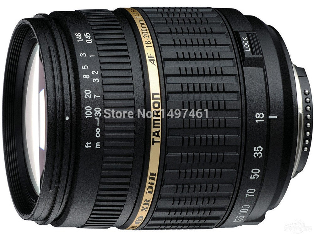 100% NEW For Tamro 18-200mm f/3.5-6.3 XR DI-II LD Aspherical (IF) AF Long telephoto and Automatic focusing lens For Canon mouth - Shopy Max