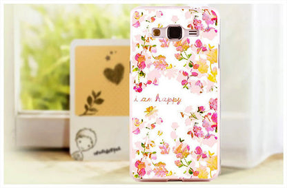 Beautiful Brilliant Rose Peony Flower PC Phone Case Cover Skin Shell For Samsung