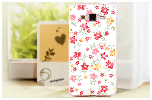 Beautiful Brilliant Rose Peony Flower PC Phone Case Cover Skin Shell For Samsung