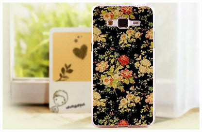 Beautiful Brilliant Rose Peony Flower PC Phone Case Cover Skin Shell For Samsung