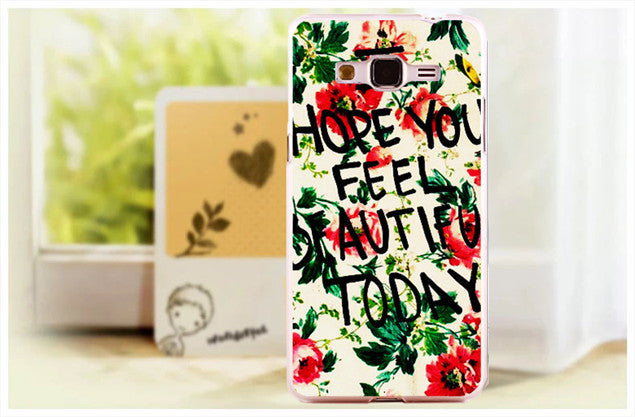 Beautiful Brilliant Rose Peony Flower PC Phone Case Cover Skin Shell For Samsung